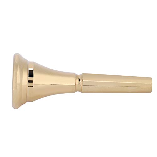 Horn Mouthpiece Copper Tuba Horn Mouthpiece Durable Gold Musical Instrument Mouthpiece Standard Horn Mouthpiece for Bass Tuba