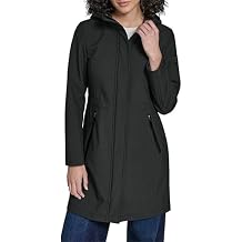KARL LAGERFELD Women's Bonded Tech Rain Wear Anorak