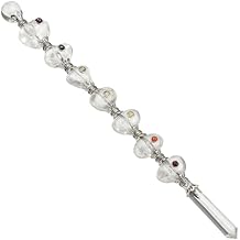 Amazing Gemstone Crystal Chakra Wand Healing Crystal Wands Witchcraft - Clear Quartz Tumbled Crystal Wand for Meditation, Witchcraft, Healing, Yoga, Magic and More - Crystals and Healing Stones Gift