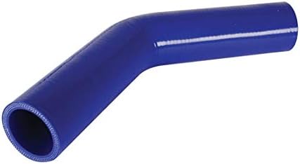 AFCO 1.75 ID 45 Degree, 12 High-Temp Silicon Radiator Hose, Blue