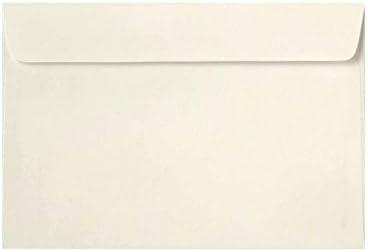 LUXPaper 10 x 13 Booklet Envelopes | Natural | 80lb. Text | 50 Qty