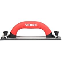 Goldblatt Drywall Sanding Block, Hand Sander with Handle, Sandpaper Holder Tool for Wood, Drywall, Metal, Auto Body Polishing