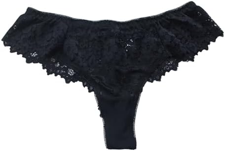 Womens Lace Panties Underwear Sexy Cheeky Briefs Low Rise Breathable Underpants Lingerie