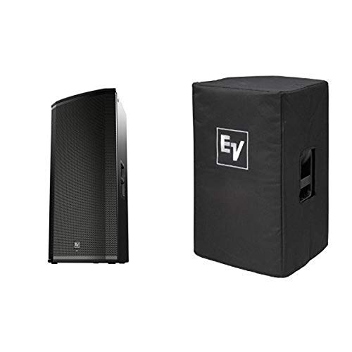 Electro-Voice ETX-35P 15 3 Way 2000W Full Range Powered Loudspeaker with Electro-Voice ETX35PCVR ETX-35P-COVER Padded Cover