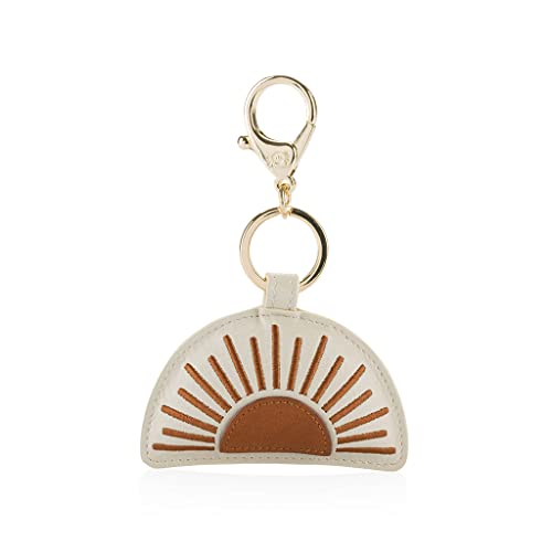 Itzy Ritzy Puffy Diaper Bag Charm, Purse Charm and Keychain Vegan Leather Accessory Features A Durable Hinged Clasp and Modern Puffy Design Sun