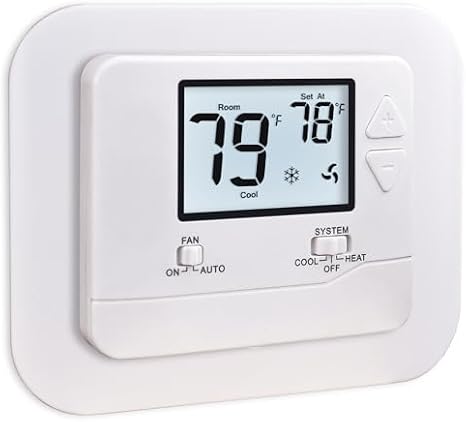 Heagstat Thermostat and Wall Plate Cover