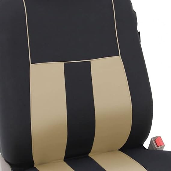 TLH Premium PU Leather Rear Seat Covers for Cars, Black Car Seat Cover Universal Fit Car Seat Protector, Car Interior Accessories, Automotive Seat Covers for SUV, Cars, Auto, Trucks, SUV and Van