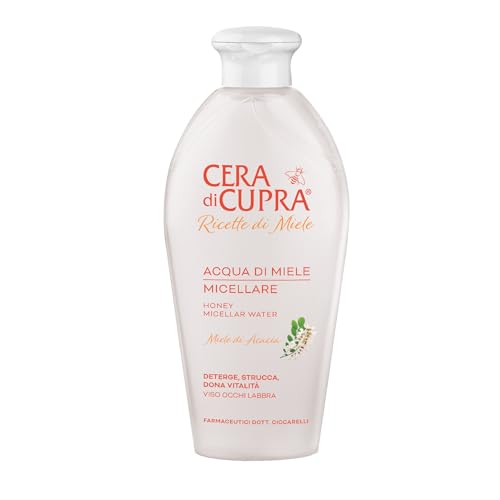CERA DI CUPRA - Micellar Water - Gentle Cleansing and Makeup Removal - Antioxidant Shield for Skin Protection - Nourishing Micellar Solution 200 ml