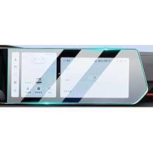 Oulesh Navigation Screen Tempered Film for Geely Coolray 2024, 12.3 inch Car Radio GPS Navigation and Dashboard Tempered Glass Screen Film