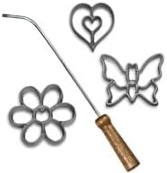 Kitchen Supply 7735 4-Piece Rosette Set, Bloom