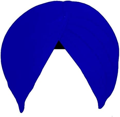 Webelkart Royal Blue Sikh Turban Pagri – 100% Cotton Voil Dastar for Men & Youth | Traditional, Lightweight & Comfortable Pagdi for Daily Wear, Gurudwara, Festivals & Special Occasions