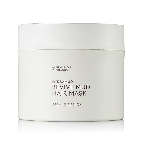 SEACRET Minerals Mud Hair Mask - Deep Conditioning Treatment for Dry Thick Curly Hair, Silicone Free with Dead Sea Mud, Argan Oil & Shea Butter - Softens, Hydrates, Detangles, 8.5 fl oz