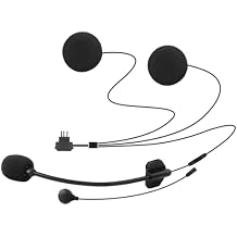 FreedConn Motorcycle Helmet Headset Accessories Set for R3, Hi-Res Wired Headphones