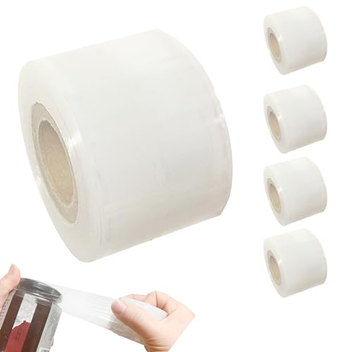 Mini Shrink wrap roll - 1.57in2500ft Stretch wrap for Packing unheated Heavy Duty Stretch Film Packing Supplies for Jars Bottles cans tin Lip Gloss