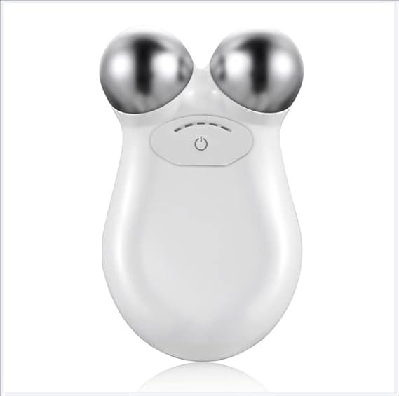Facial Massager for Face Massager Face Lifting Microcurrent Roller Massager Facial Microcurrent Device Massage Face Lift Machine,White