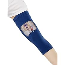 Care+Wear Long PICC Line Cover Ultra-Grip PICC Line Sleeve for Upper or Lower Arm with Mesh Viewing Window