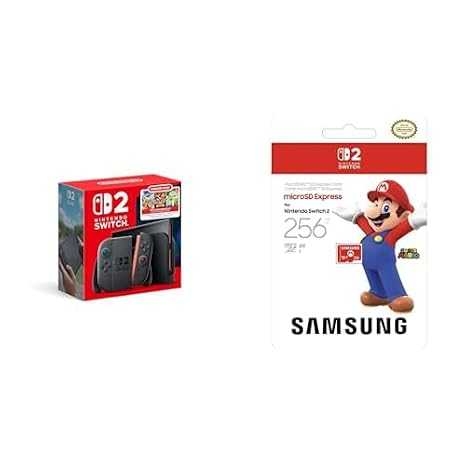 Nintendo SwitchTM 2: Choose Your Game Bundle + Samsung microSD Express Card 256GB SwitchTM 2