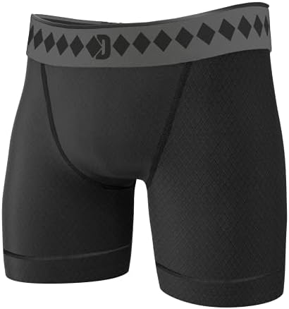 Diamond MMA Compression Performance Short with Built-in Jock Strap Black