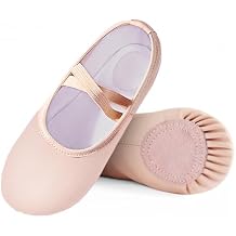 Kids Ballet Slippers, Split Sole Practice Dance Shoes for Toddler, Girls Yoga
