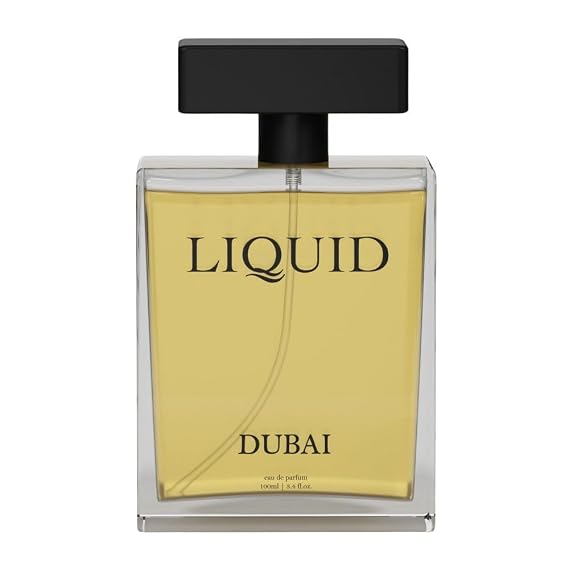 L.I.Q.U.I.D Luxury Dubai Perfume 100ml for Men Premium Fragrance with Long-Lasting Smell, Luxurious Gift for Men Featuring Woody, Spicy and Oud Notes