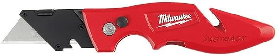 Milwaukee 48-22-1901 Fastback Press and Flip Utility Knife with Belt Clip and Onboard Wire Stripping