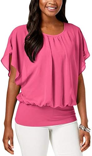 Petite Flutter Sleeve Top