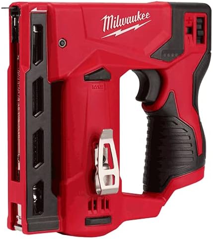 Milwaukee M12BST-0 12v Cordless Compact Stapler Body Only, Red