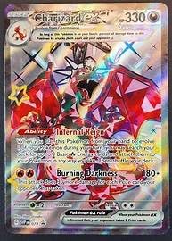Pokemon Charizard ex SVP 074 Paldean Fates Black Star Promo Shiny Pokemon Ultra Rare