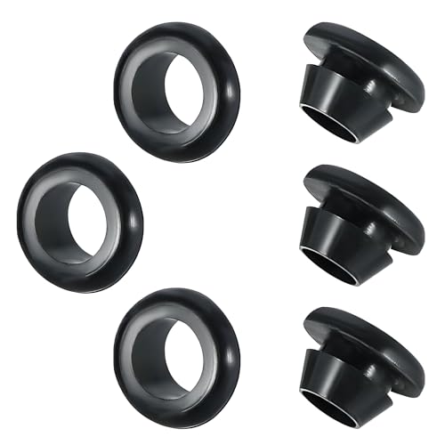 Qrity 20 PCS Rubber Grommets Cable Railing, Car Grommet, Cable Railing Protective Sleeves for Metal Posts, ID 12mm Mount Dia 14mm