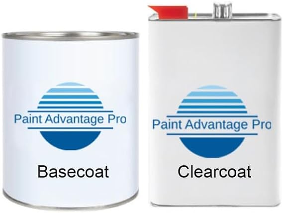Paint For Chrysler EB5 Medium Blue Quart Combo Kit (Includes Basecoat and Clearcoat)