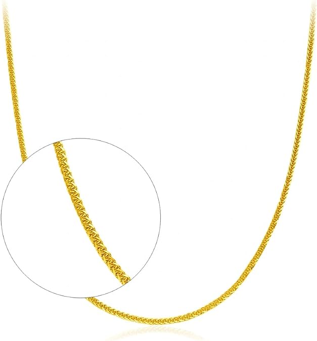 CHOW TAI FOOK 24K Gold Chopin Necklace
