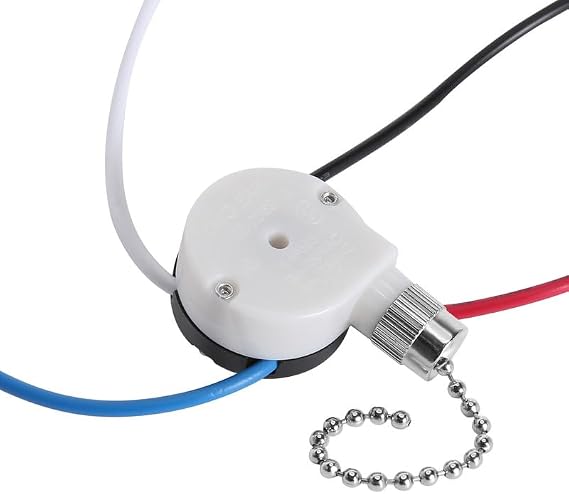 ZE-208S Ceiling Fan Switch zing Ear e89885 Pull Chain Switch-Brass -Nickel