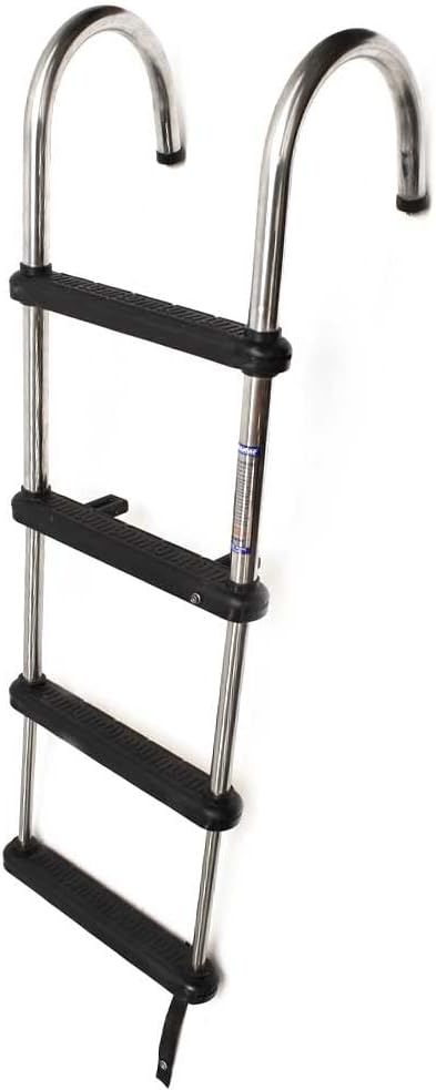 TDL-4E Telescoping Removable Stainless Steel Pontoon Ladder