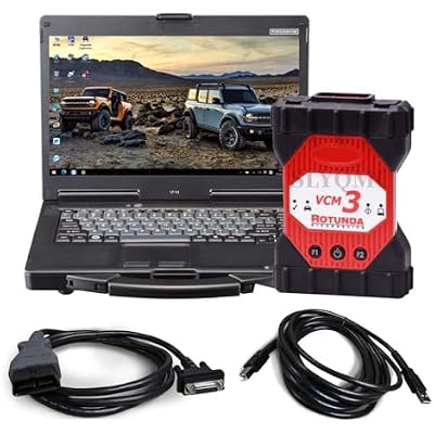 VCM3 Diagnostic Tool Fault Detector Programming Device Tool VCM 3 Vehicle Diagnostic Scanner Supports CAN-FD DOIP with Software HDD VCM3 with Laptop CF53