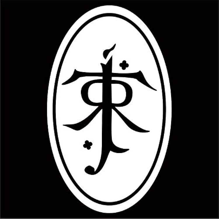 J. R. R. Tolkien Hobbit Lord of The Rings Author CCI Decal Vinyl Sticker|Cars Trucks Vans Walls Laptop|White|5.5 x 3.25 in|CCI2081