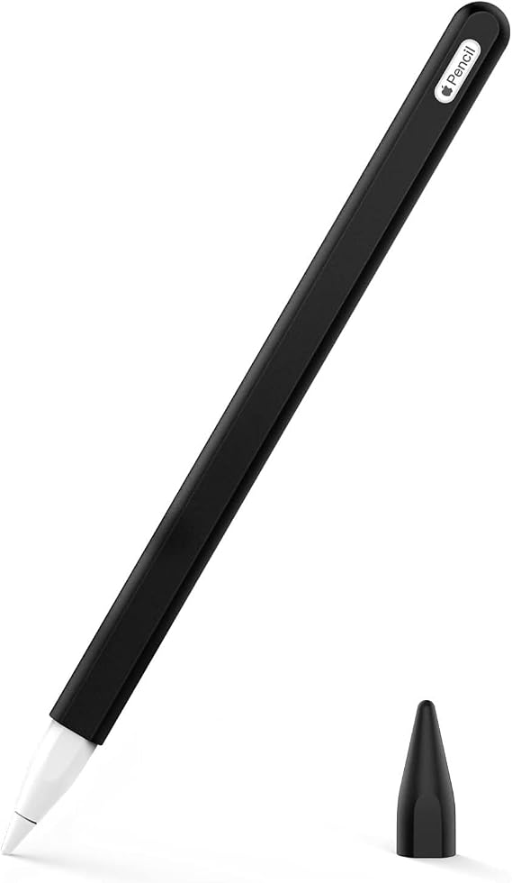 Microsonic Apple Pencil (2. nesil) Kılıf Mat Silikon V2 Siyah