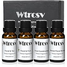 Hotel Fragrance Oils, Essential Oil Blend for Home, Soap & Candle Making Scents, Aromatherapy Fragrance Oils Gift Set 4x20ml