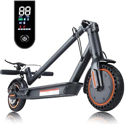Electric Scooter Fast,151821Miles Long Range Electric Scooter for Adults Foldable, 500W Peak Motor, 18.6 Mph Speed,All Aluminum Body E Scooter with Cruise Control,App Control-Black