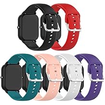 E ECSEM Replacement Bands Compatible with Wyze Watch 47mm Watch Strap Colourful Silicone Quick Release Strap Arm Bands for Wyze Watch 47mm Smartwatch for Women Men