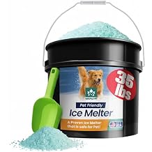 Maple99 Pet Safe Ice Melt Safe for Concrete 35 lb Snow Salt Ice Melt Pet Friendly, Green Salt for Snow and Ice Removal, Sidewalk Salt, Driveway Salt, Snow Melt is Effective Up to -5
