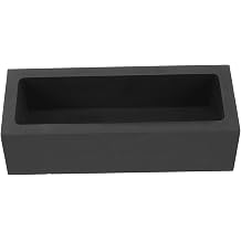 FUOYLOO Graphite Crucible Mold 5Kg Metal Casting Pot Black Non-Stick Jewelry Melting Dish for Gold Silver