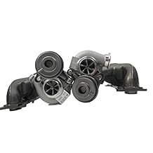 VIV Upgraded V3 TD04-19T 6+6 blades 49131-07031+07041/051 Billet Twin Turbochargers Compatible with E88 E60 E61 E89 E93 135i 535i Z4 (335i-RHD)