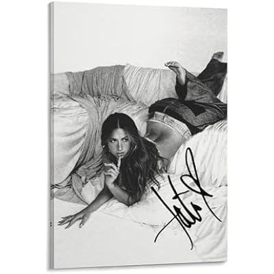 Tate McRae Posters & Prints on Canvas Wall Art Poster for Room Decor Frame:12x18inch30x45cm