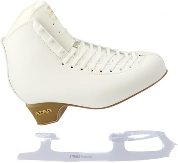 L'Estel Skates - Edea - Boots Edea Motivo+Stifeld Club 2000 Blades for Single and Double Jumps - Ice Skating (42)