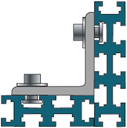 Rockler 2 x 2 Multi Brackets for T Track Systems - Aluminum T Slot Fence Brackets for Router Table Fence - Universal Track Accessories, Clamp & Stop Block Compatible Hardware
