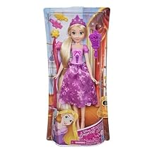Disney Princess Hair Style Creations Rapunzel Fashion Doll, Hair Styling Toy with Brush, Hair Clips, Hair Extensions and Removable Fashion