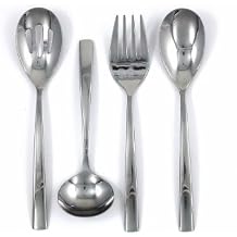 Ginkgo International President 4-Piece Stainless Steel Hostess Serving Set