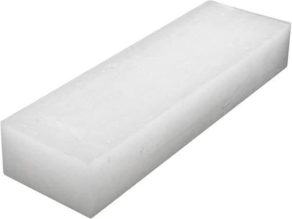 Blended Waxes, Inc. Paraffin Wax Block - Household Paraffin Wax for Canning, Candle Making, Waterproofing, Metal Preservation, and a Variety of Other Applications (1lb. Block - 1 Block)