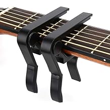 Guitar Capo 2 pack, Capo for Acoustic and Electric Guitar, Ukulele, Bass, Banjo, Mandolin
