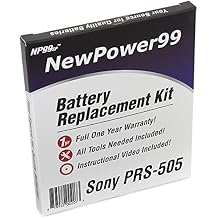 NewPower99 Battery Replacement Kit with Battery, Video Instructions and Tools for Sony PRS-505